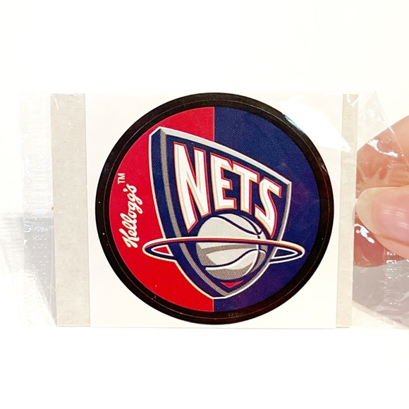 Vintage NBA Basketball Team Logo Stickers 76ers Nets Kelloggs Cereal Surprise - Picture 4 of 5
